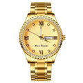 Quartz Watch Luxury Crystal Rhinestone Gold Steel by DailySale