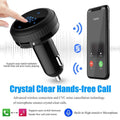 Quick Charge 3.0 Car Charger Wireless 4.2 FM Transmitter 23W 3A Dual USB by DailySale