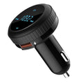 Quick Charge 3.0 Car Charger Wireless 4.2 FM Transmitter 23W 3A Dual USB by DailySale