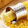 Quick Corn Cob Stainless Steel Cutter And Peeling Ring by DailySale