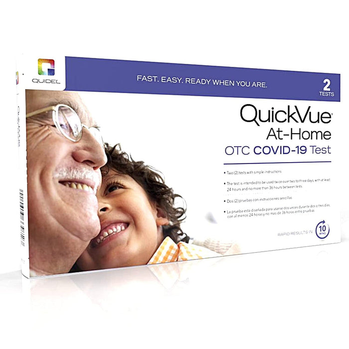 QuickVue At-Home OTC COVID-19 Antigen Test Kit, 25 Count by Pasteur Pharmacy