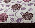 DaDa Bedding Bohemian Purple Blooms Floral Garden Pink Brown Bedspread Set (KBJ1629) by DaDalogy Bedding Collection