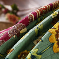 DaDa Bedding Dark Elegance Bohemian Floral Cotton Patchwork Bedspread Set (JHW-550) by DaDalogy Bedding Collection