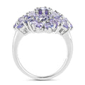 5.27 Carat Genuine Tanzanite .925 Sterling Silver Ring by Bids.com