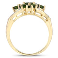 1.26 Carat Genuine Chrome Diopside .925 Sterling Silver Ring by Bids.com