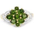 1.26 Carat Genuine Chrome Diopside .925 Sterling Silver Ring by Bids.com