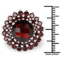 9.90 Carat Genuine Garnet .925 Sterling Silver Ring by Bids.com