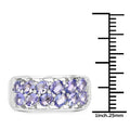 2.04 Carat Genuine Tanzanite .925 Sterling Silver Ring by Bids.com