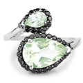 3.42 Carat Genuine Multi Stone .925 Sterling Silver Ring by Bids.com