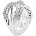0.55 Carat Genuine White Diamond .925 Sterling Silver Ring by Bids.com