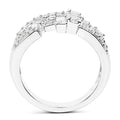 0.60 Carat Genuine White Diamond .925 Sterling Silver Ring by Bids.com
