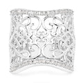0.25 Carat Genuine White Diamond .925 Sterling Silver Ring by Bids.com
