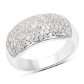 0.96 Carat Genuine White Diamond .925 Sterling Silver Ring by Bids.com