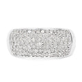 0.96 Carat Genuine White Diamond .925 Sterling Silver Ring by Bids.com