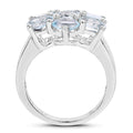3.57 Carat Genuine Blue Topaz .925 Sterling Silver Ring by Bids.com