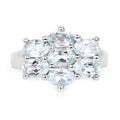 3.57 Carat Genuine Blue Topaz .925 Sterling Silver Ring by Bids.com