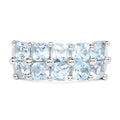 3.60 Carat Genuine Blue Topaz .925 Sterling Silver Ring by Bids.com