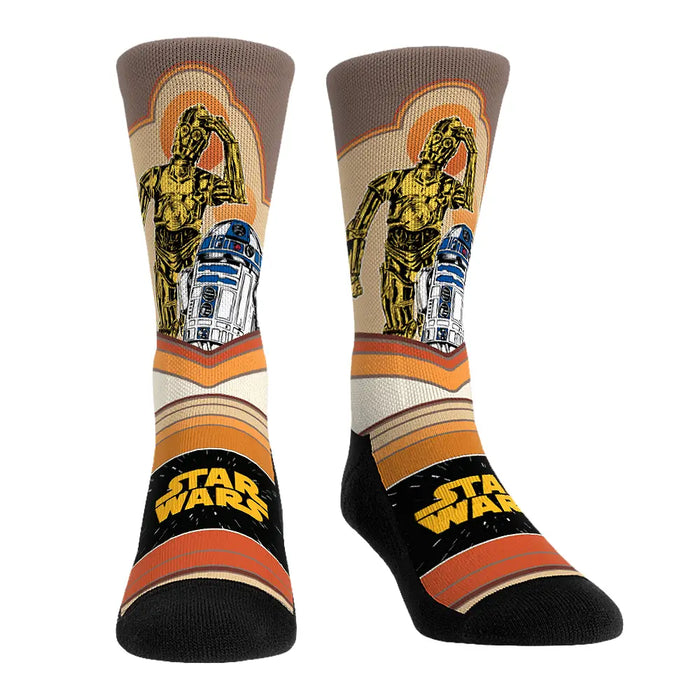 R2-D2 & C-3PO - Vintage by Rock 'Em Socks