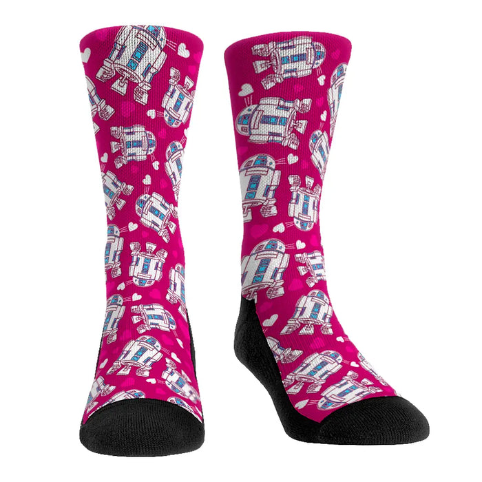 R2-D2 Hearts All-Over by Rock 'Em Socks