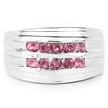1.00 Carat Genuine Pink Tourmaline .925 Sterling Silver Ring by Bids.com