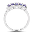 1.25 Carat Genuine Tanzanite .925 Sterling Silver Ring by Bids.com