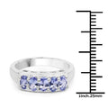 1.25 Carat Genuine Tanzanite .925 Sterling Silver Ring by Bids.com