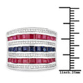 3.36 Carat Genuine Multi Stones .925 Sterling Silver Ring by Bids.com
