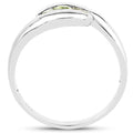 0.56 Carat Genuine Peridot .925 Sterling Silver Ring by Bids.com
