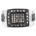 0.52 Carat Genuine Champagne Diamond .925 Sterling Silver Ring by Bids.com