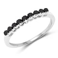 0.32 Carat Genuine Multi Diamond .925 Sterling Silver Ring by Bids.com