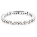 0.57 Carat Genuine Champagne Diamond .925 Sterling Silver Ring by Bids.com