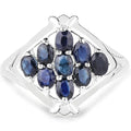 1.80 Carat Genuine Blue Sapphire .925 Sterling Silver Ring by Bids.com