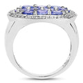 1.70 Carat Genuine Tanzanite .925 Sterling Silver Ring by Bids.com