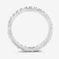 1 ct Round Lab Grown Diamond Prong 14K White Gold Eternity Band Ring by Fine Color Jewels