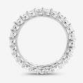 1.50ct Round Lab Grown Diamond Prong 14K White Gold Eternity Band Ring by Fine Color Jewels