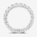 2 ct Round Lab Grown Diamond Prong 14K White Gold Eternity Band Ring by Fine Color Jewels