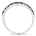 1.70 Carat Genuine Blue Sapphire .925 Sterling Silver Ring by Bids.com