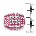 2.70 Carat Genuine Ruby .925 Sterling Silver Ring by Bids.com