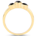 1.16 Carat Genuine Black Diamond .925 Sterling Silver Ring by Bids.com