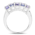 2.55 Carat Genuine Tanzanite .925 Sterling Silver Ring by Bids.com