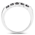 0.50 Carat Genuine Black Diamond .925 Sterling Silver Ring by Bids.com
