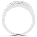 0.70 Carat Genuine White Sapphire .925 Sterling Silver Ring by Bids.com