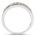 0.42 Carat Genuine White Diamond .925 Sterling Silver Ring by Bids.com