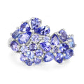 2.88 Carat Genuine Tanzanite .925 Sterling Silver Ring by Bids.com