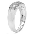 0.49 Carat Genuine White Diamond .925 Sterling Silver Ring by Bids.com