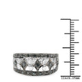 0.29 Carat Genuine Blue Diamond .925 Sterling Silver Ring by Bids.com