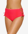 Hula Honey Cheeky High-Waist Bikini Swim Bottoms by Vanessa Jane