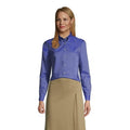 Womens Tall Lands End School Uniform Long Sleeve Oxford Dress Shirt, Size 16 by Vanessa Jane