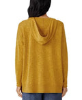 Eileen Fisher Organic Cotton Linen Slub Hooded Top in, Size Small by Vanessa Jane