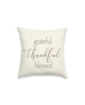Morgan Home Typography 18×18 Decorative Pillow by Vanessa Jane